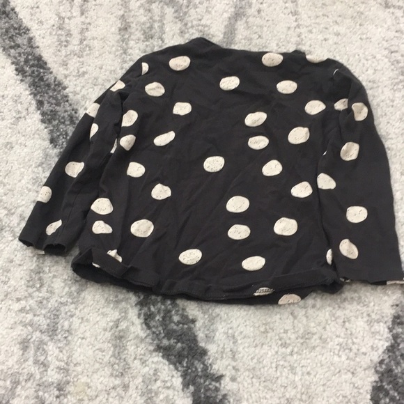 🦋FREE SHIP $50🦋 Zara Sweatshirt Polka Dot 2-3T - Picture 5 of 7
